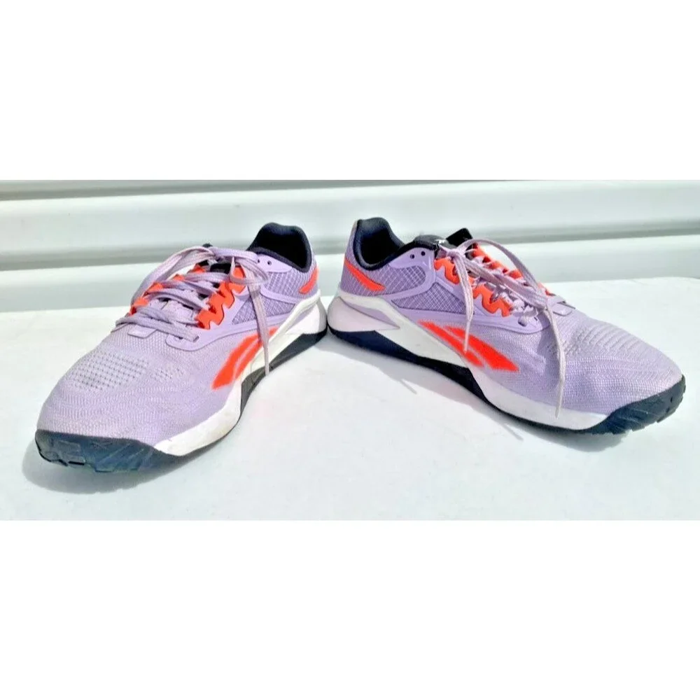 Reebok Nano X2 Training Shoes Womens Size 9.5 Lilac Coral Crossfit -out of stock